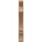 Ekena Millwork 6-in W x 34-in D x 42-in H Balboa Slat Rough Cedar Woodgrain TimberThane Outlooker, Primed Tan OUTUR060X34X42BOA24RCPR - alternate 4